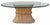 McGuire Vintage McGuire Furniture Co Glass Top Horse Track Dining Table For Sale - Image 4 of 7