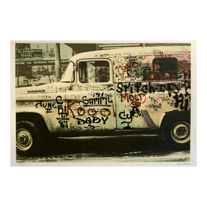 Jon Naar, Graffiti Art Photograph Silkscreen Print Truck New York City 1970s Pop Art, 1974