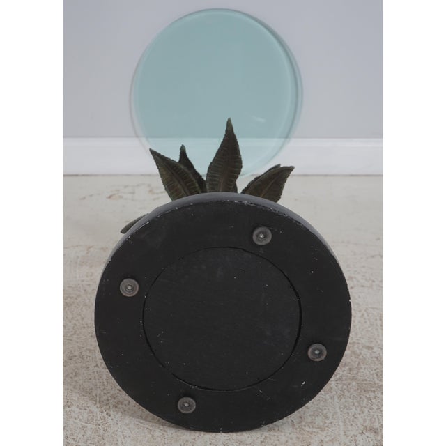 Glass Top Elephant Base Lamp or Occasional Table For Sale - Image 15 of 15