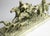 Victorian Continental Gilt Metal Equestrian Hunt Group, Circa 1900 — Riders, Horses & Hounds on Green Onyx Base For Sale - Image 3 of 14