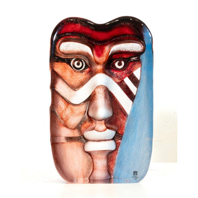 Contemporary Mats Jonasson Kiwok Masqot Series Contemporary Lead Crystal Figurine Malaras Swe For Sale - Image 3 of 7