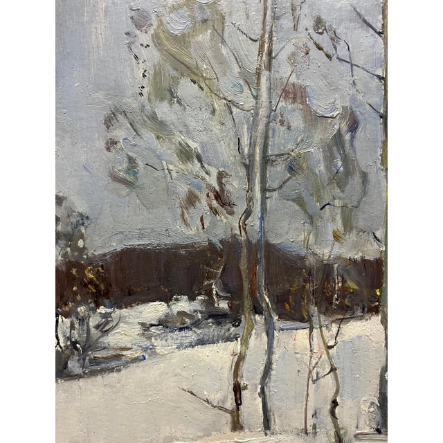 Snow,Wood,White,Winter LEONID VAICHLIA (St. Petersburg, 1922) Works by Leonid Vaichlia can be found in various private...