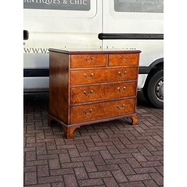 Georgian Walnut Chest of Drawers For Sale - Image 11 of 18
