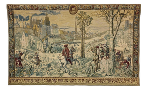 Large Vintage French Tapestry
