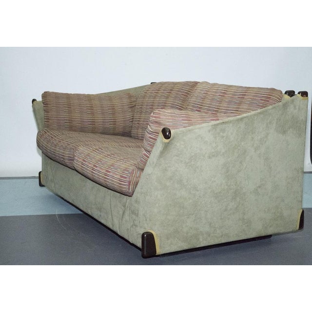 Red Italian Violoncello Love Seat by Piero De Martini for Cassina, Italy, 1970s For Sale - Image 8 of 15