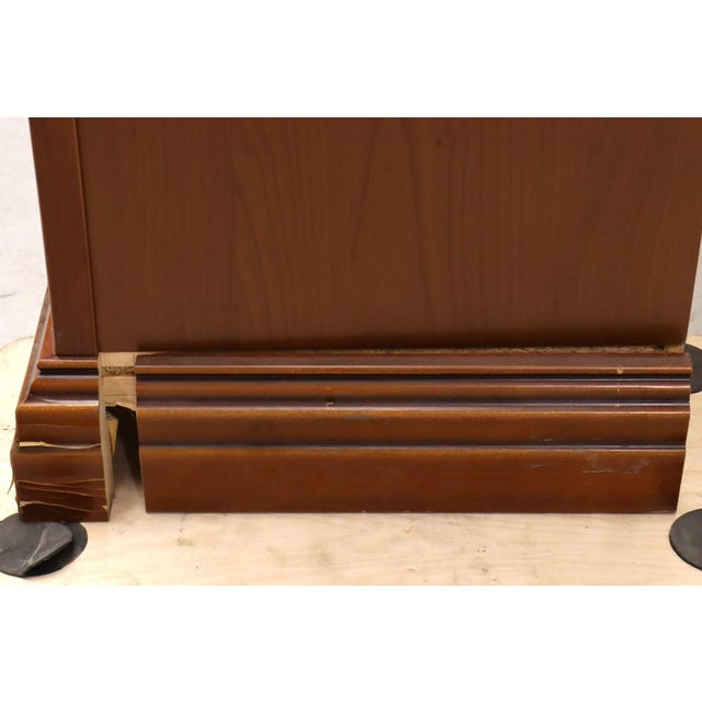 European Neoclassical Revival Bookcases in Cherrywood, Late 20th Century, Set of 2 For Sale - Image 3 of 4