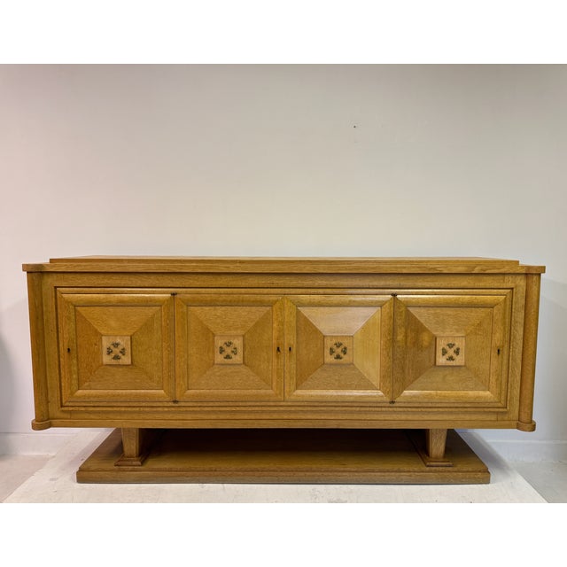French Art Deco Oak Sideboard, 1930s For Sale - Image 15 of 18