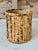 Vintage Coastal Tortoise Bamboo Wastebasket / Cachepot Planter For Sale - Image 9 of 9