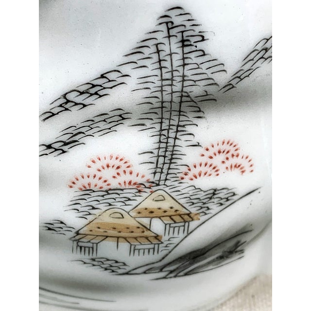 Ceramic Vintage Kutani Teapot For Sale - Image 7 of 11