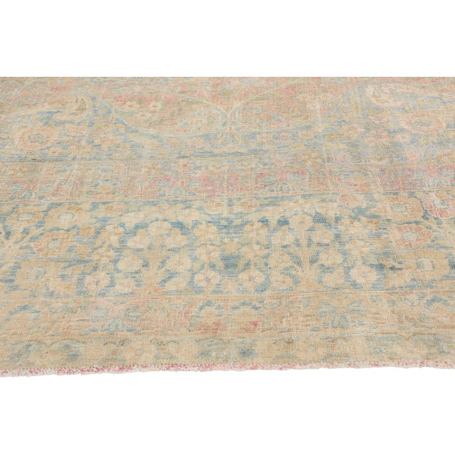 Antique Persian Yazd Rug - 10'06 X 15'11 For Sale - Image 4 of 10