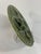 Ceramic French Longchamp Green Majolica Oyster Plate, Circa 1920s For Sale - Image 7 of 12