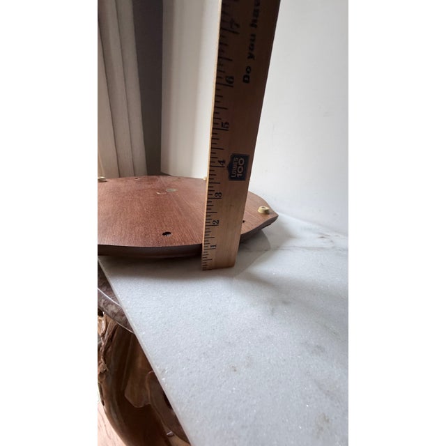 Vintage Fred Press Mid-Century Modern Wooden Serving Tray and Cheese Board For Sale - Image 9 of 13