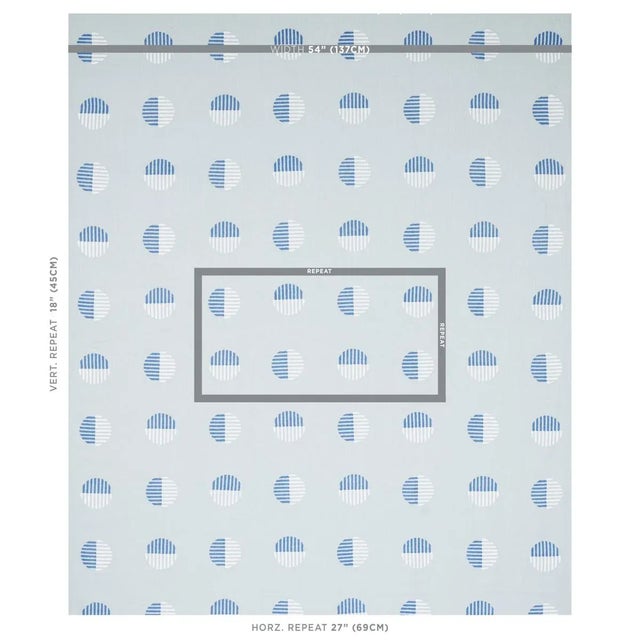 A soft yet contemporary design, Ando Hand-Block Print features a unique geometric pattern composed of bisected circles...