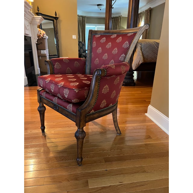Wood Early 21st Century Accent Chair by Henredon For Sale - Image 7 of 9