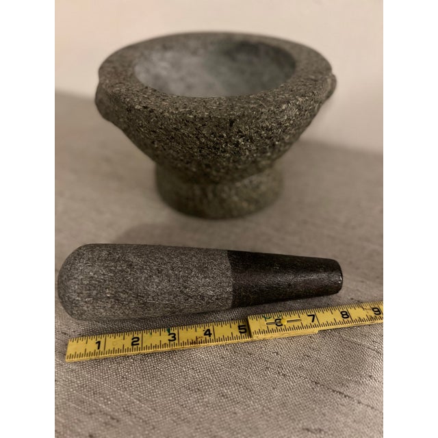 Large 1960s Granite Mortar & Pestle For Sale - Image 6 of 8