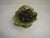 Green Antique Miniature Majolica Trompe l'Oeil Olives Cabbageware Basket For Sale - Image 8 of 8