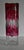 Vintage Clear Crystal Vase Bohemian Ruby Cut Cylinder Etched Silver Overlay For Sale - Image 10 of 15