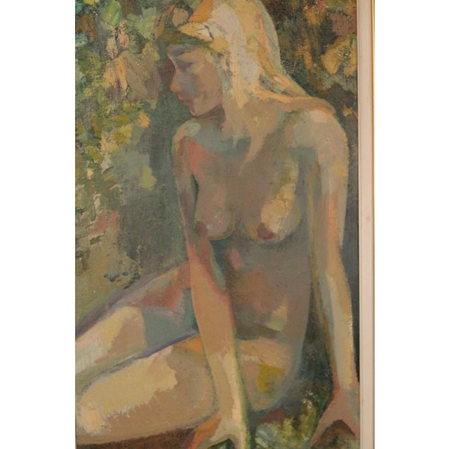 Contemporary Bernhard Petersen, Seated Woman, 1994, Oil on Canvas, Framed For Sale - Image 3 of 17