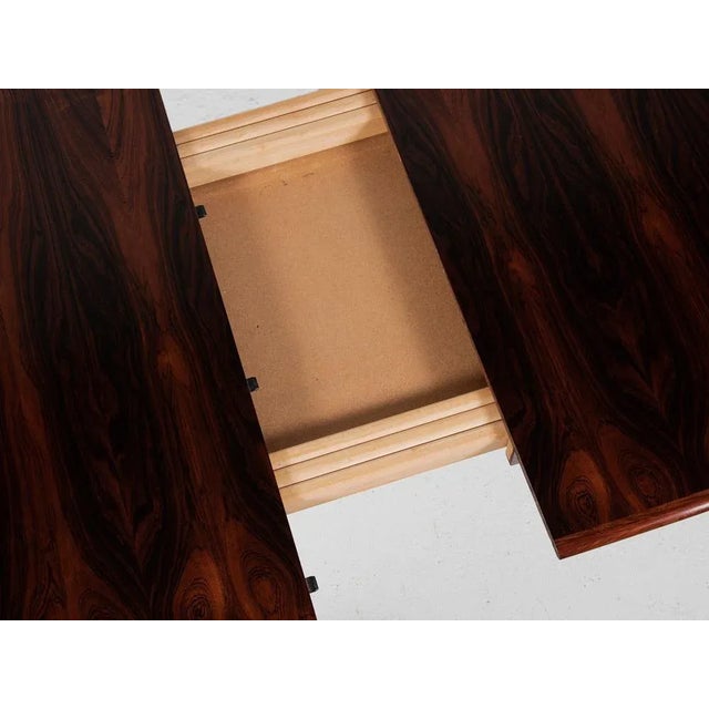 Wood Mid-Century Danish Oval Dining Table in Rosewood, 1960s For Sale - Image 7 of 13