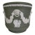 1960s Celadon Sage Green Wedgwood Jasperware Cache Pot Planter For Sale