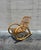 Mid-Century Modern Vintage MCM Franco Albini Rattan Rocking Chair For Sale - Image 3 of 8