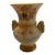 1940"s Abingdon Potteries Usa Art Deco Ceramic Hand Painted Glazed Finish Vase Floral and Birds Decor For Sale