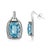 These mesmeric blue topaz and diamond earrings is a sweet illumination for her ears. Styled in luminous sterling silver...