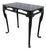 Late 20th Century Baker Furniture Ebony Lacquer Tea Table For Sale