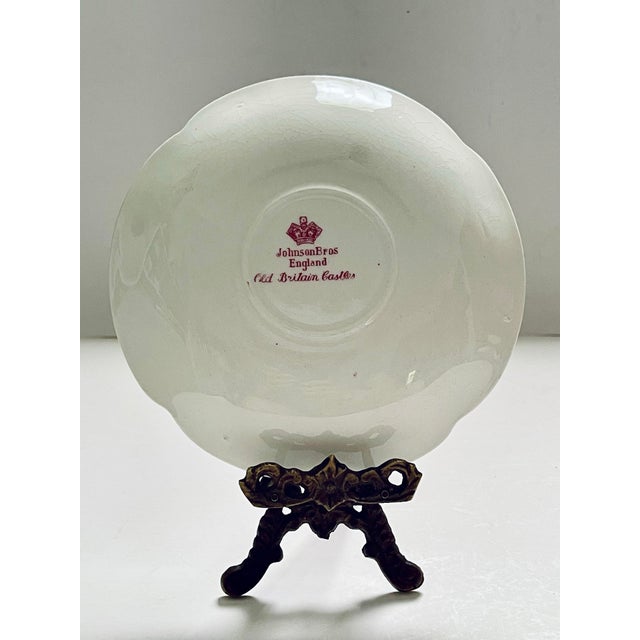 Antique Johnson Brothers Red Transfer-Ware Cup & Saucer- A Pair For Sale - Image 12 of 12