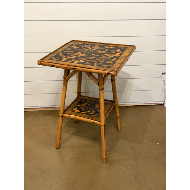 English 19th Century English Decoupage Side Table For Sale - Image 3 of 6