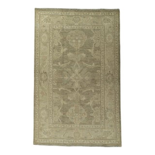 Oushak Rug 3'2" x 4'11" #21367 For Sale