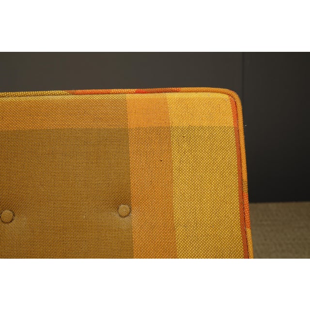 Vintage Mid-Century Plaid Wool Couch/Sofa by Jens Risom, 1960s For Sale - Image 13 of 15