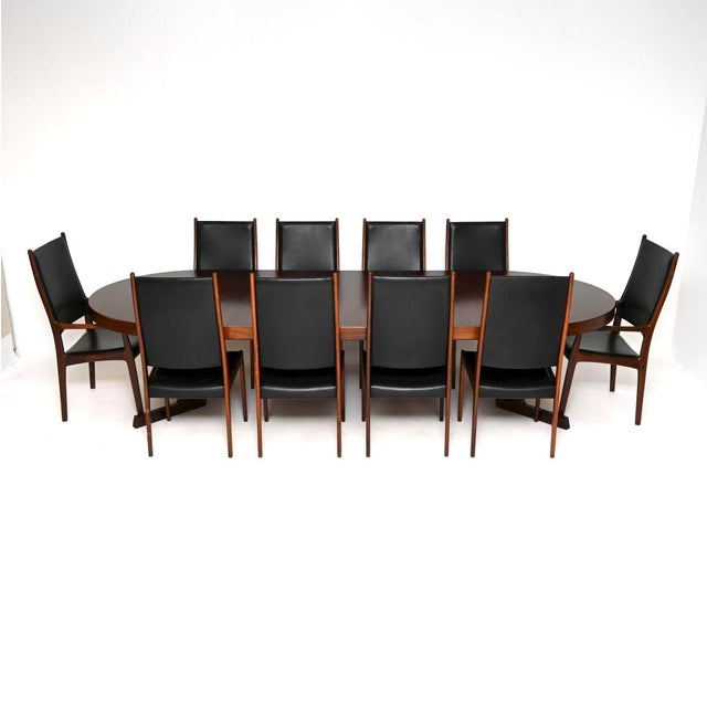 Vintage Danish Dining Chairs by Arne Hovmand-Olsen for Mogens Kold, 1960, Set of 10 For Sale - Image 11 of 11