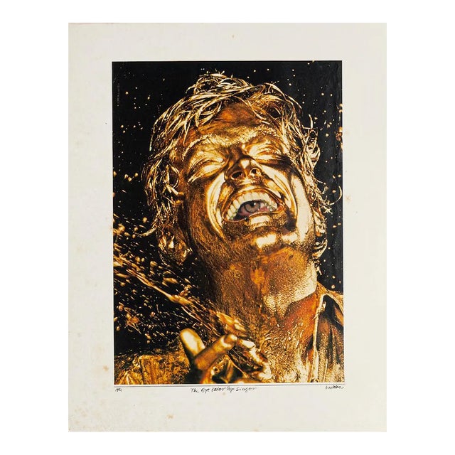 The Eye Eater Pop Singer - Original Collage by Sergio Barletta - 1981 1981 For Sale