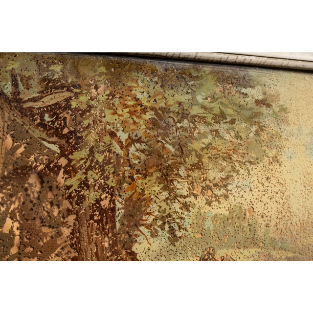 Late 19th Century Reverse-Painted Sylvan Grove Rye Framed Advertising Sign For Sale - Image 10 of 13