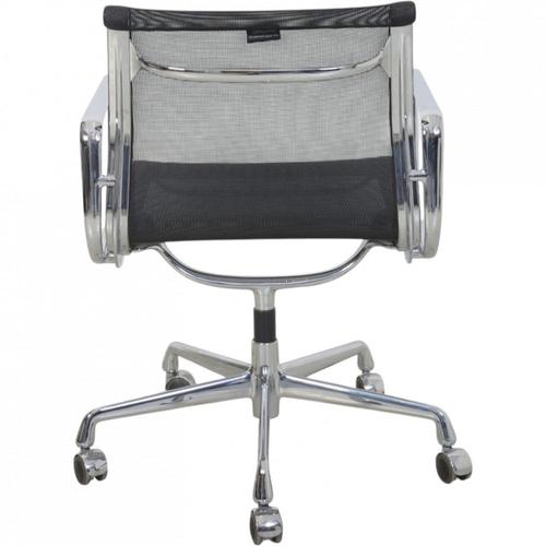 Vintage EA-117 Office Chair in Black Mesh by Charles Eames, 2000s For Sale - Image 10 of 16