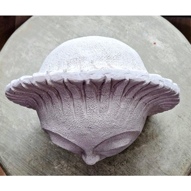 Ceramic 1970s Comanche Pottery Sun Sculpture by McCrea – Standing Mississippi Mud Volcanic Texture Brutalist Art For Sale - Image 7 of 11