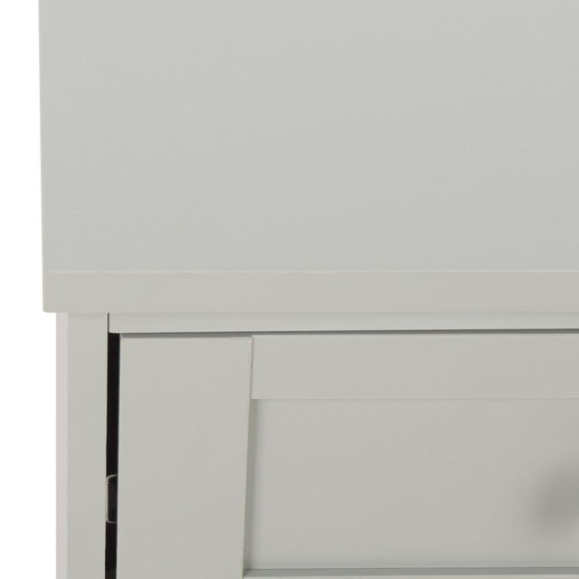 Spritely Home Shafa Side Table in Light Grey / Brass For Sale - Image 4 of 10