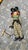 Venetian Clown Marionette Puppet, 1960s, in Very Good conditions. Designed 1960 to 1969