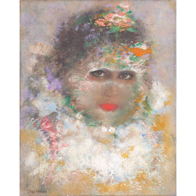 'Young Arabian Woman' by Jan Hoowij, Circa 1960 For Sale