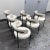 Contemporary Omar De Biaggio for Cb2 Inesse Dining Chairs, Set of Six For Sale - Image 3 of 11