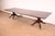 Baker Furniture Company Baker Furniture Style Georgian Banded Mahogany Double Pedestal Extension Dining Table, Newly Refinished For Sale - Image 4 of 15