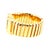 Bvlgari 18k Yellow Gold Black Onyx Tubogas Ring For Sale In Las Vegas - Image 6 of 10