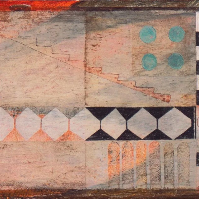 1950s 'Roofs of Ravello' by Margaret Wentworth Millard Owings, 1959, Mid-Century Abstract, Fogg Museum, San Francisco Art Association, Chicago Art Institute For Sale - Image 5 of 12