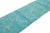Modern Turquoise Moroccan Style Handmade Wool Runner For Sale In New York - Image 6 of 11