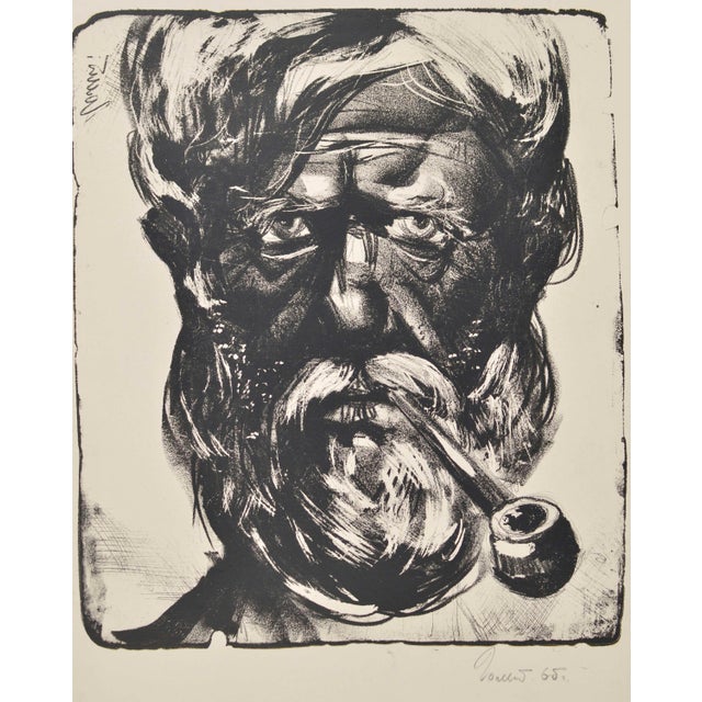 Albert Goltjakov, The Sea Wolf, 1960s, Screen Print For Sale - Image 6 of 6