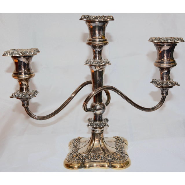 e.g. Webster & Sons International Silver Co. Art Deco Pair of Candelabras For Sale In Nashville - Image 6 of 13