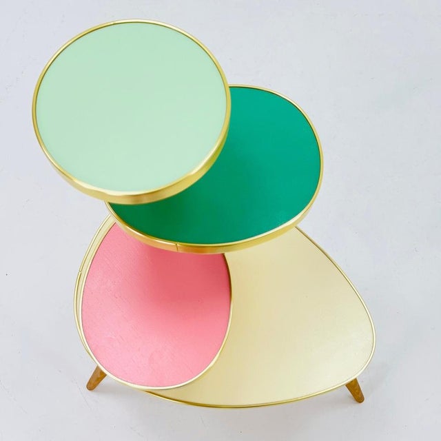 Contemporary Large Mid-Century Minimalist Plant Stand, Germany, 1950s For Sale - Image 3 of 10