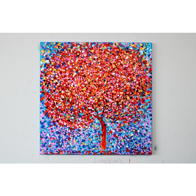 Artist Andrei Sitsko "Autumn in the Garden V" Modern Original Painting For Sale - Image 6 of 8