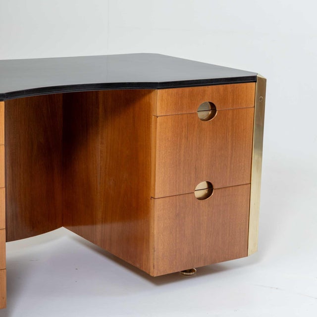 1960s Mid-20th Century Executive Desk by Luigi Caccia Dominioni for Azucena, Italy For Sale - Image 5 of 16